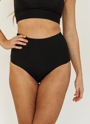 Black Ultra High-Waist Bottom