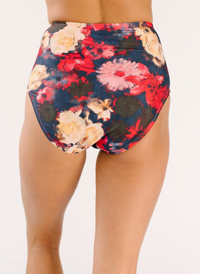 Watercolor High-Waist Bottom - X-SMALL / Watercolor
