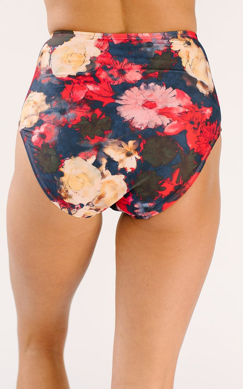 Watercolor High-Waist Bottom