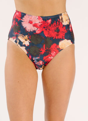 Watercolor High-Waist Bottom