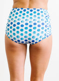 Water Dot Ruched Bottom