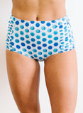 Water Dot Ruched Bottom