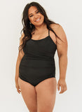 Black Wrap One-Piece