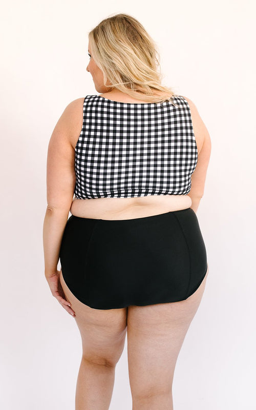 Black High-Waist Bottom