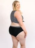 Black Mid-Waist Bottom