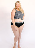 Black Mid-Waist Bottom