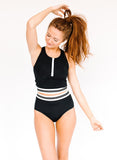 Black Mid-Waist Bottom