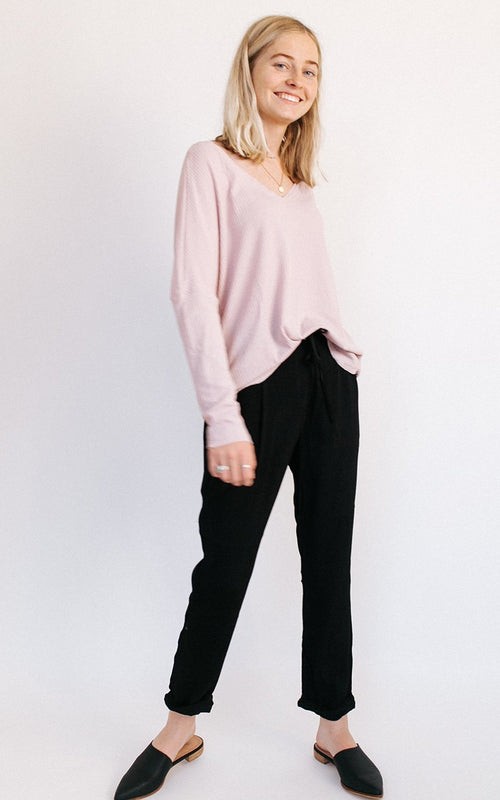 Black Loise Pants