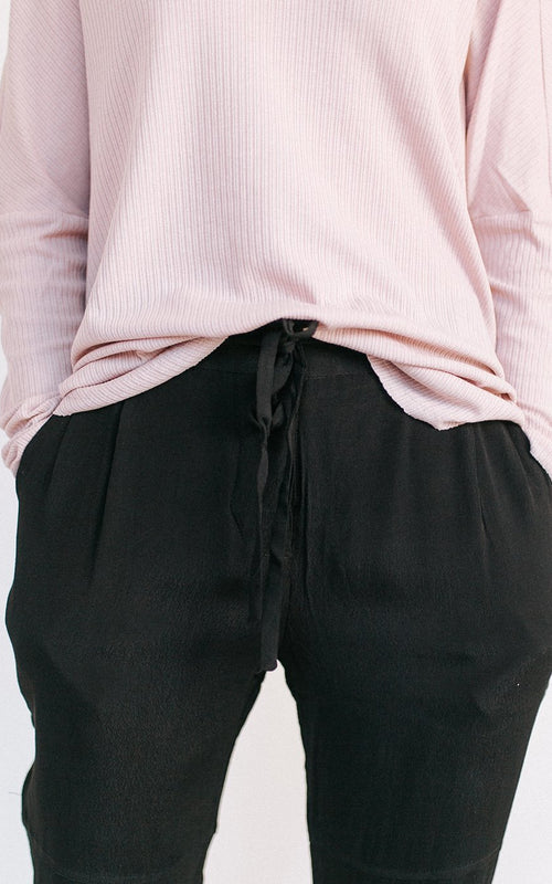 Black Loise Pants