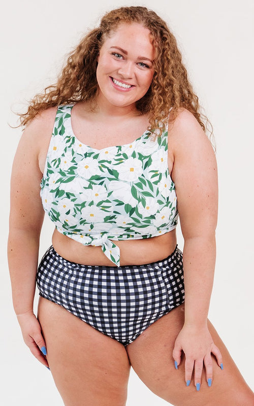Blossoms Knotted Crop