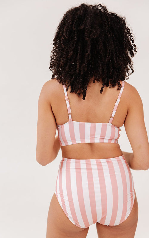 Candy Stripe High-Waist Bottom