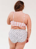 Candy Stripe Ruffle Bralette