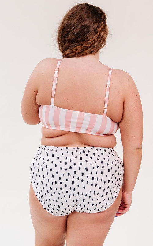 Candy Stripe Ruffle Bralette