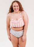 Candy Stripe Ruffle Bralette