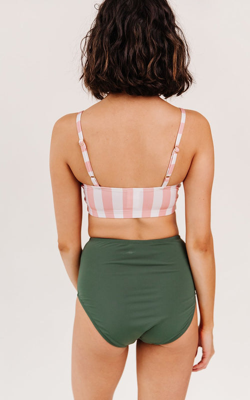 Olive High-Waist Bottom