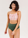 Olive High-Waist Bottom
