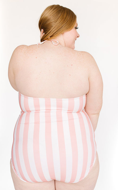 Candy Stripe Cinch One-Piece