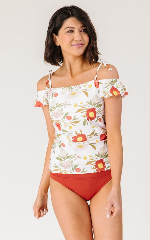 Chloe Off-Shoulder Tankini Top (Test product)