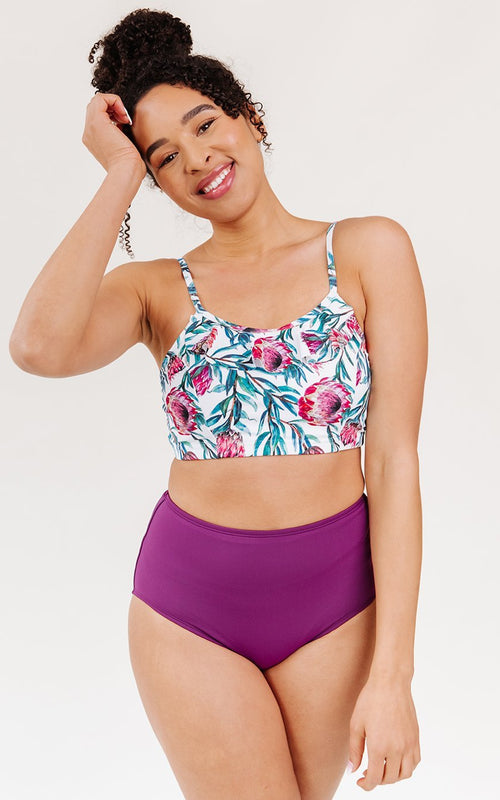 Plum High-Waist Bottom