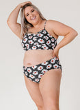 Retro Daisy Mid-Waist Bottom