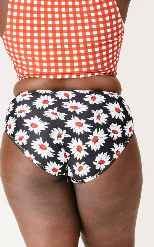 Retro Daisy Mid-Waist Bottom