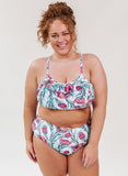 Desert Floral Ruffle Bralette