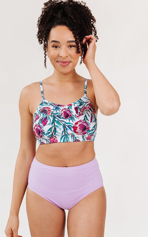 Desert Floral Ruffle Bralette
