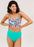 Desert Floral Ruffle Bralette