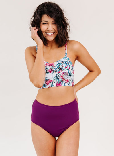 Plum High-Waist Bottom - XXS