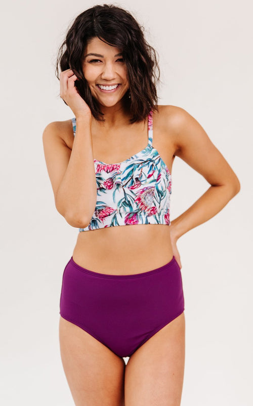 Plum High-Waist Bottom