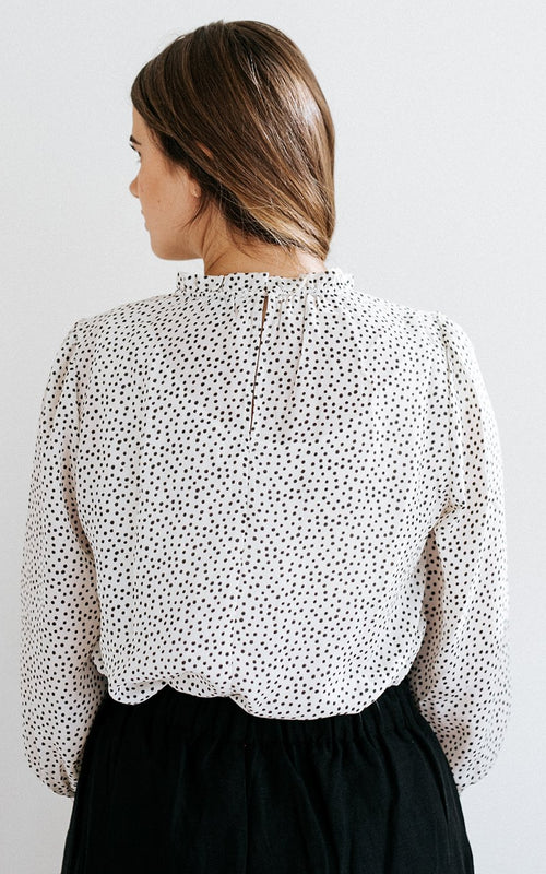 Black Dot Blouse