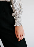 Black Dot Blouse