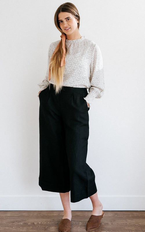 Black Flare Pants
