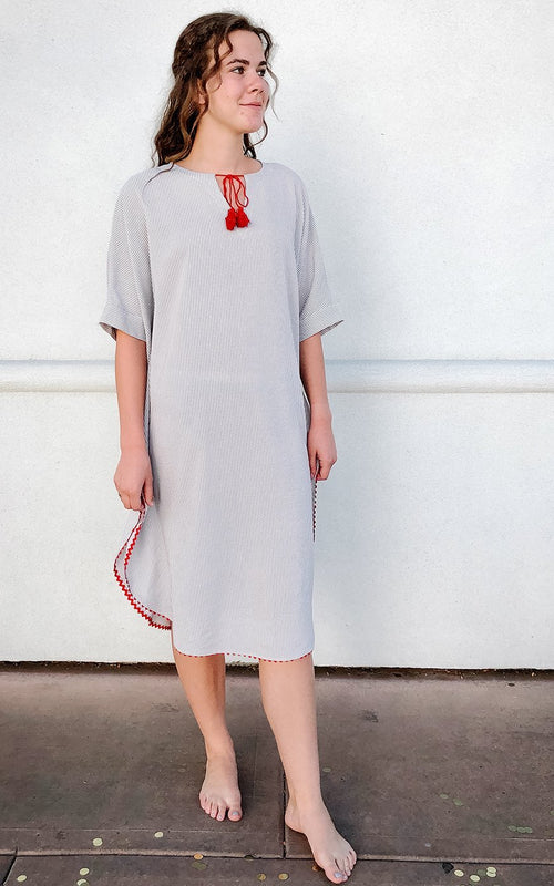 Red Tassel Cover-Up