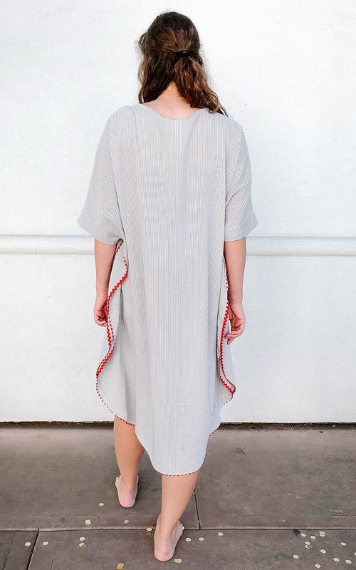 Red Tassel Cover-Up