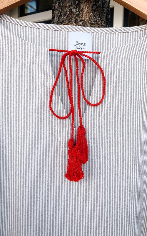 Red Tassel Cover-Up