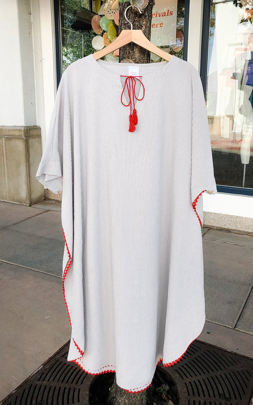 Red Tassel Cover-Up