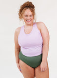 Olive High-Waist Bottom