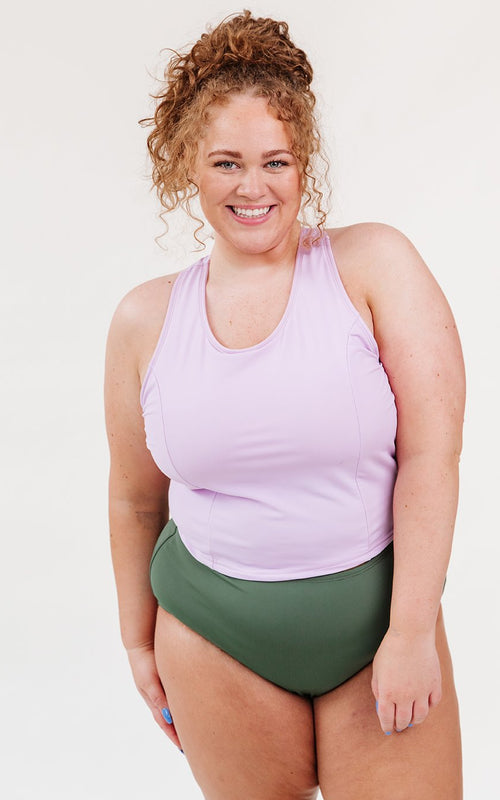 Olive High-Waist Bottom
