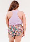 Crayon Floral High-Waist Bottom