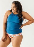 Marine Double-Cinch Tankini
