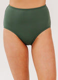 Olive High-Waist Bottom