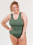 Olive Tank One-Piece