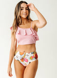 Orchid One-Shoulder Crop