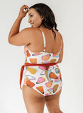 Petals Wrap-Tie One-Piece