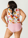 Petals Boat-Neck Tankini