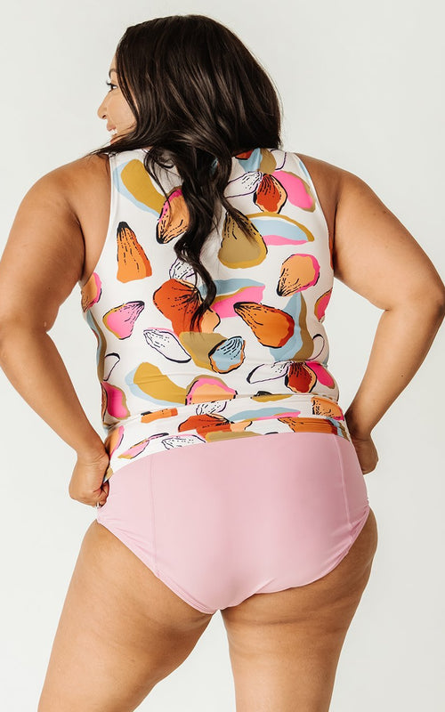 Petals Boat-Neck Tankini