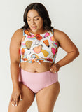 Petals Knotted Crop Top
