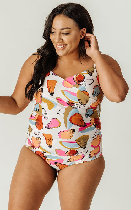 Petals Wrap Tankini