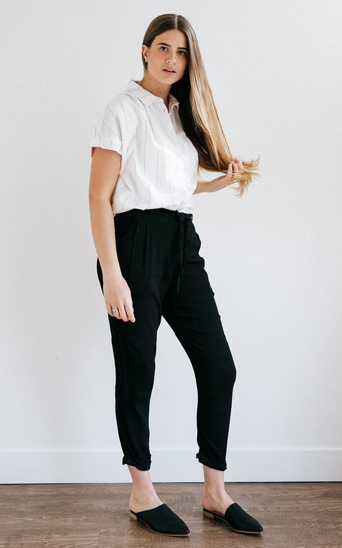 Black Loise Pants